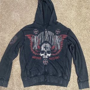 vintage skull jacket